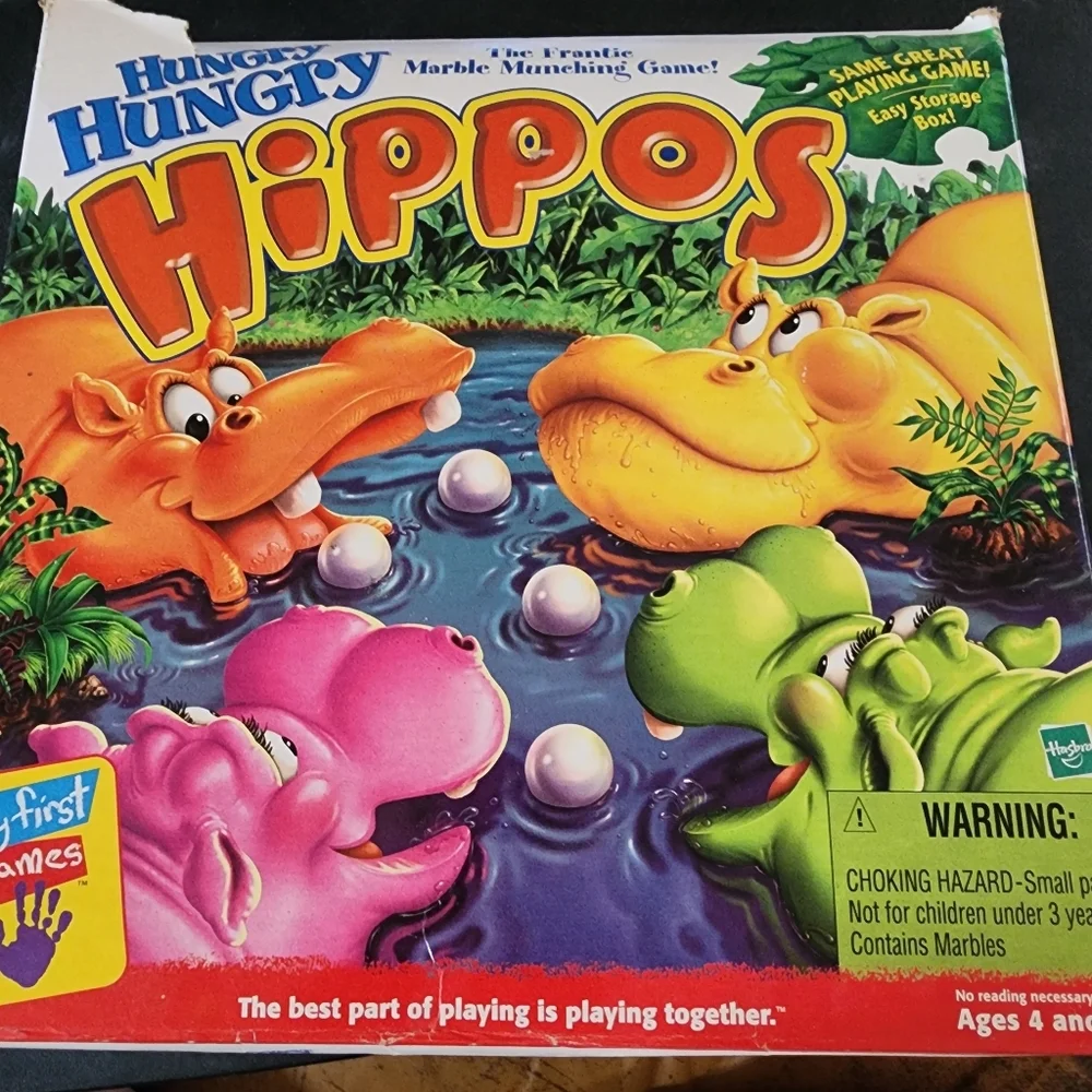 2005 Hungry Hungry Hippos Marble Munching Game